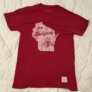 Retro brand Wisconsin Go Badgers tshirt
